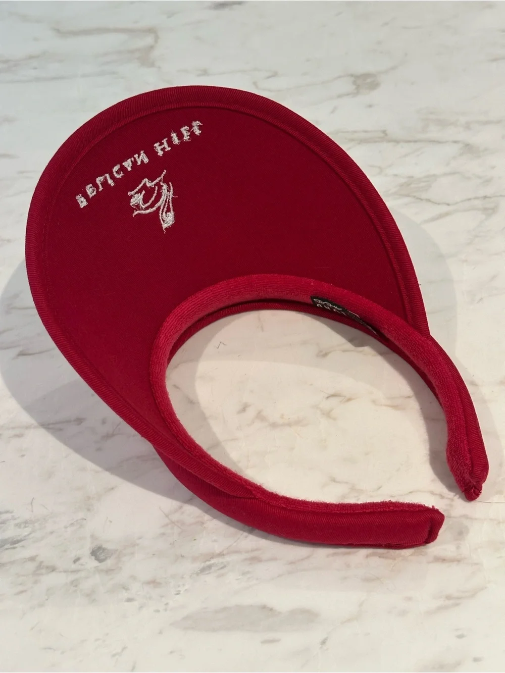 Kate Lord by Ahead Pelican Hill Clip-on Red Visor